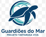 Logotipo Guardiões do Mar - Silhueta de Tartaruga